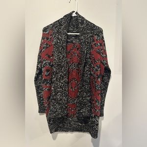FOREVER 21 AZTEC CARDIGAN SWEATER